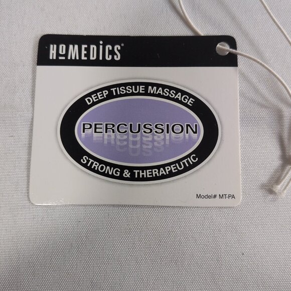 HoMedics MT-PA Palm Percussion Personal Body Heat Massager 3 Head Attachments - Picture 10 of 16